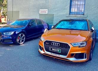 Образец цвета LY2Y DRACHENORANGE на автомобиле - №1