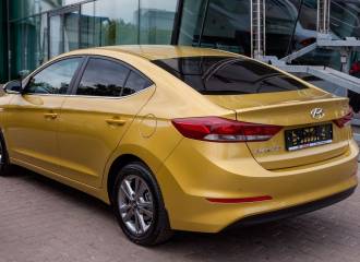 Образец цвета WY7 BLAZING YELLOW на автомобиле - №2