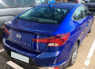 Образец цвета YP5 INTENSE BLUE на автомобиле - №2