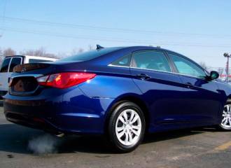 Образец цвета 3U NEW INDIGO BLUE на автомобиле - №2