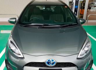 Образец цвета 6T7 OLIVE на автомобиле - №2