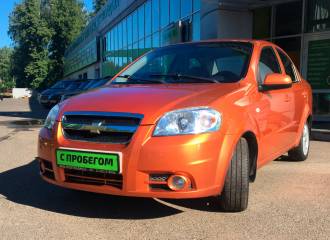 Образец цвета 54U SUNSET ORANGE на автомобиле - №1