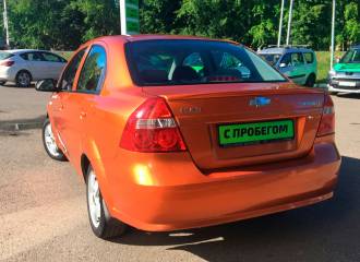 Образец цвета 54U SUNSET ORANGE на автомобиле - №3