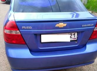 Образец цвета 20U IMPRESSION BLUE на автомобиле - №1