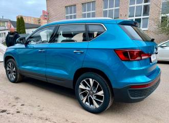 Образец цвета LW5M COSTA AZUL на автомобиле - №3