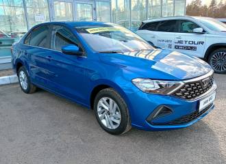 Образец цвета LA5W RAVENNABLAU на автомобиле - №1