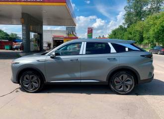 Образец цвета AUE LONGHORN GREY (MATTE) на автомобиле - №3