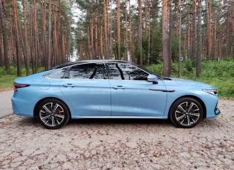 Образец цвета SBM PORTS BLUE на автомобиле - №3