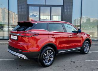 Образец цвета E29 FLAME RED на автомобиле - №3