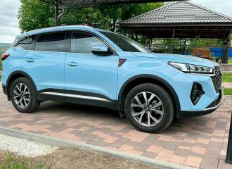 Образец цвета WA VANILLA BLUE на автомобиле - №2