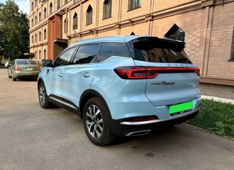 Образец цвета WA VANILLA BLUE на автомобиле - №3