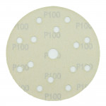 Абразивный круг на липучке VX-GOLD (150 мм; 15 отв; Р100; золотой)