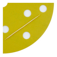 Абразивный круг на липучке VX-GOLD (150 мм; 15 отв; Р500; золотой) фото 1