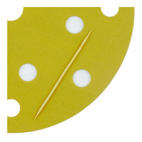 Абразивный круг на липучке VX-GOLD (150 мм; 15 отв; Р600; золотой) фото 1