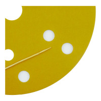 Абразивный круг на липучке VX-GOLD (150 мм; 15 отв; Р800; золотой) фото 1