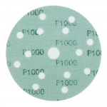 Абразивный круг на липучке VX-GREEN (150 мм; 15 отв; Р1000; зелёный)