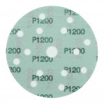 Абразивный круг на липучке VX-GREEN (150 мм; 15 отв; Р1200; зелёный)