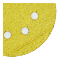 Абразивный круг на липучке VX-GOLD (125 мм; 8 отв; Р40; золотой) фото 1