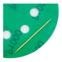 Абразивный круг на липучке VX-GREEN (125 мм; 8 отв; Р1000; зелёный) фото 1