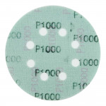 Абразивный круг на липучке VX-GREEN (125 мм; 8 отв; Р1000; зелёный)