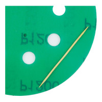 Абразивный круг на липучке VX-GREEN (125 мм; 8 отв; Р1200; зелёный) фото 1