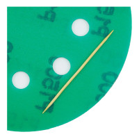 Абразивный круг на липучке VX-GREEN (125 мм; 8 отв; Р1500; зелёный) фото 1