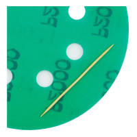 Абразивный круг на липучке VX-GREEN (125 мм; 8 отв; Р2000; зелёный) фото 1