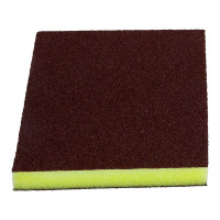 Губка шлифовальная двухсторонняя VX-RED FLEXFOAM SOFT PAD (120х98х13 мм; Р60) фото 1