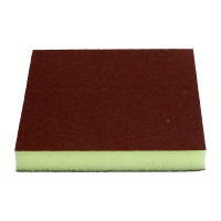 Губка шлифовальная двухсторонняя VX-RED FLEXFOAM SOFT PAD (120х98х13 мм; Р80) фото 1