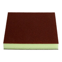 Губка шлифовальная двухсторонняя VX-RED FLEXFOAM SOFT PAD (120х98х13 мм; Р100) фото 1
