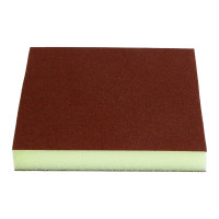 Губка шлифовальная двухсторонняя VX-RED FLEXFOAM SOFT PAD (120х98х13 мм; Р150) фото 1