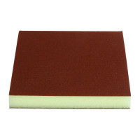 Губка шлифовальная двухсторонняя VX-RED FLEXFOAM SOFT PAD (120х98х13 мм; Р180) фото 1