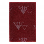 Шлифовальный материал SIA на волоконной основе (Скотч-брайт) VERY FINE красный (P320, 152х229х6 мм)