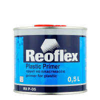Грунт по пластику 1К REOFLEX (0,5л) СЕРЫЙ фото 1