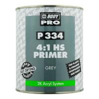Грунт-наполнитель 2К HB BODY P334 HS 4+1 (1л) СЕРЫЙ фото 1