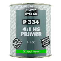 Грунт-наполнитель 2К HB BODY P334 HS 4+1 (1л) ЧЕРНЫЙ фото 1