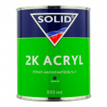 Грунт-наполнитель SOLID 2K ACRYL 5+1 (800+160 мл) ЧЕРНЫЙ