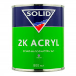 Грунт-наполнитель SOLID 2K ACRYL 5+1 (800+160 мл) СЕРЫЙ