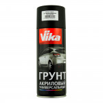 Грунт-спрей VIKA 1K акриловый универсальный (520 мл) ЧЕРНЫЙ