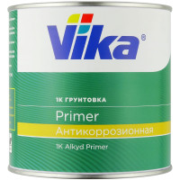 Алкидный грунт антикоррозионный 1K VIKA (1кг) СЕРЫЙ фото 1