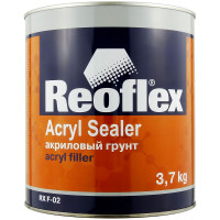 Грунт-наполнитель 1К REOFLEX быстросохнущий (3,7кг) ЧЕРНЫЙ фото 1