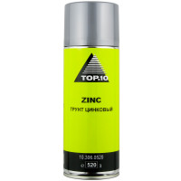 Грунт-спрей цинковый ZINC TOP10 1K (520 мл) СЕРЫЙ фото 1