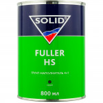 Грунт-наполнитель SOLID 2K FULLER HS 4+1 (800+200 мл) СЕРЫЙ КОМПЛЕКТ