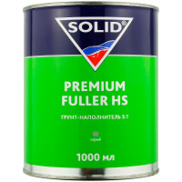 Грунт-наполнитель SOLID 2K PREMIUM FULLER HS 5+1 (1л) СЕРЫЙ фото 1