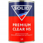 Лак SOLID HS 2+1 Premium Clear акрил-уретановый (1л+0,5л) КОМПЛЕКТ