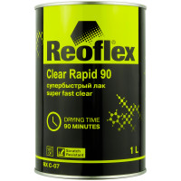Лак супербыстрый REOFLEX Clear Rapid 90 2+1 акриловый (1л) RX C-07 фото 1