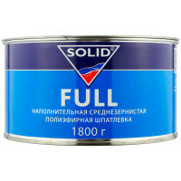 Шпатлевка SOLID FULL универсальная наполнительная среднезернистая полиэфирная (1,8кг) фото 1