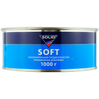 Шпатлевка SOLID SOFT наполнительная среднезернистая полиэфирная (1кг) фото 1