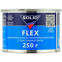 Шпатлевка SOLID FLEX высокоэластичная по пластику (0,25кг) фото 1