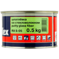 Шпатлевка REOFLEX Glass Fiber наполнительная со стекловолокном (0,5кг) RX S-05 фото 1